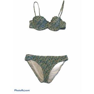 J,Crew two piece bathing suit